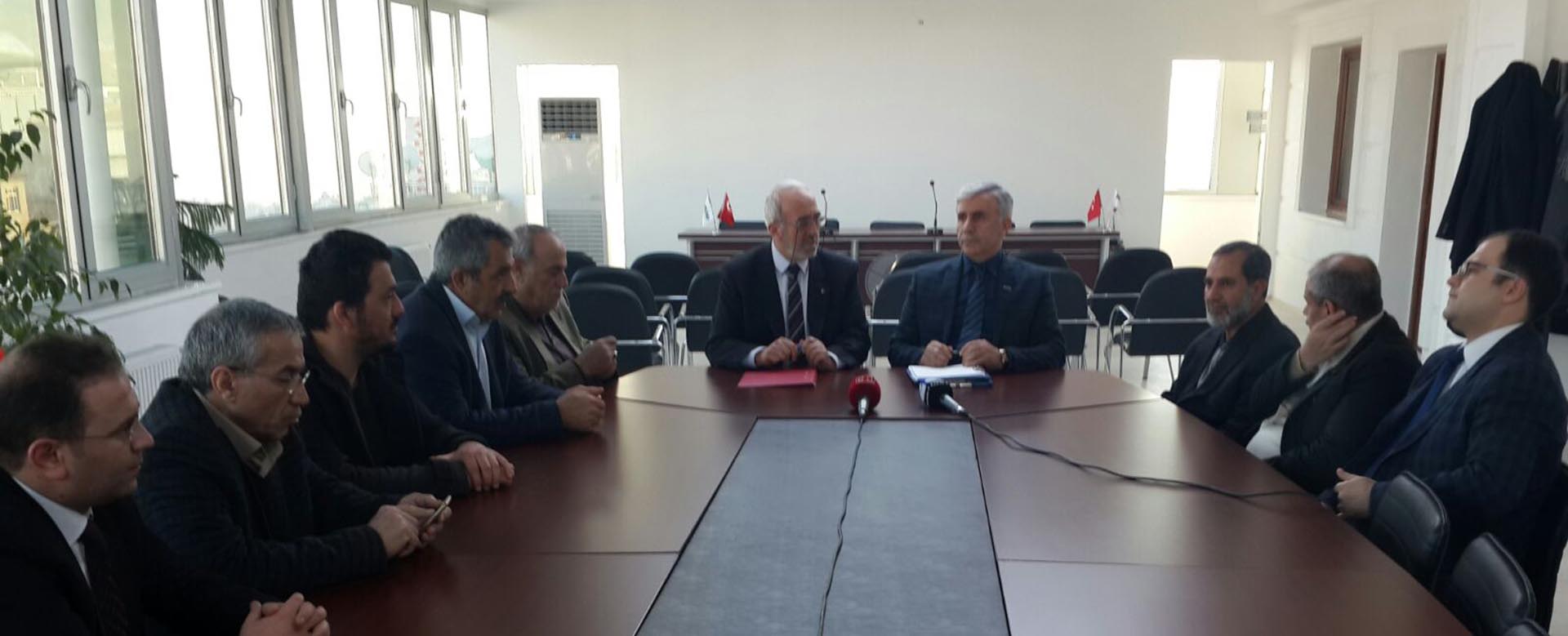 DUMANDAĞ VE YÖNETİMİ MÜSİAD'A HAYIRLI OLSUN ZİYARETİ.