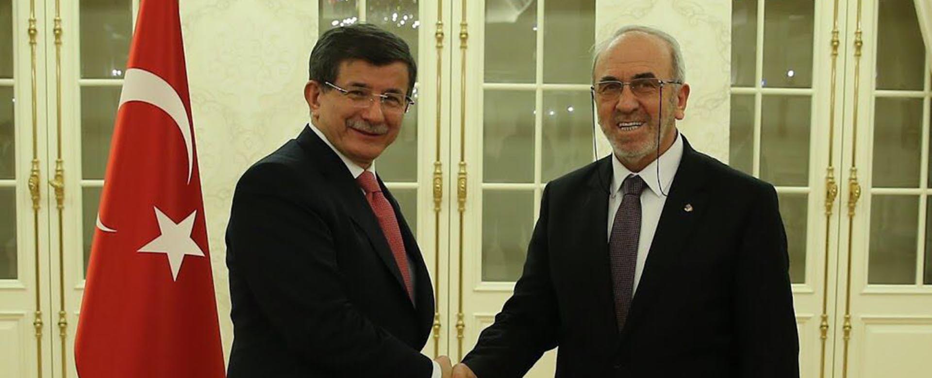 DUMANDAĞ BAŞBAKAN DAVUTOĞLU İLE GÖRÜŞTÜ