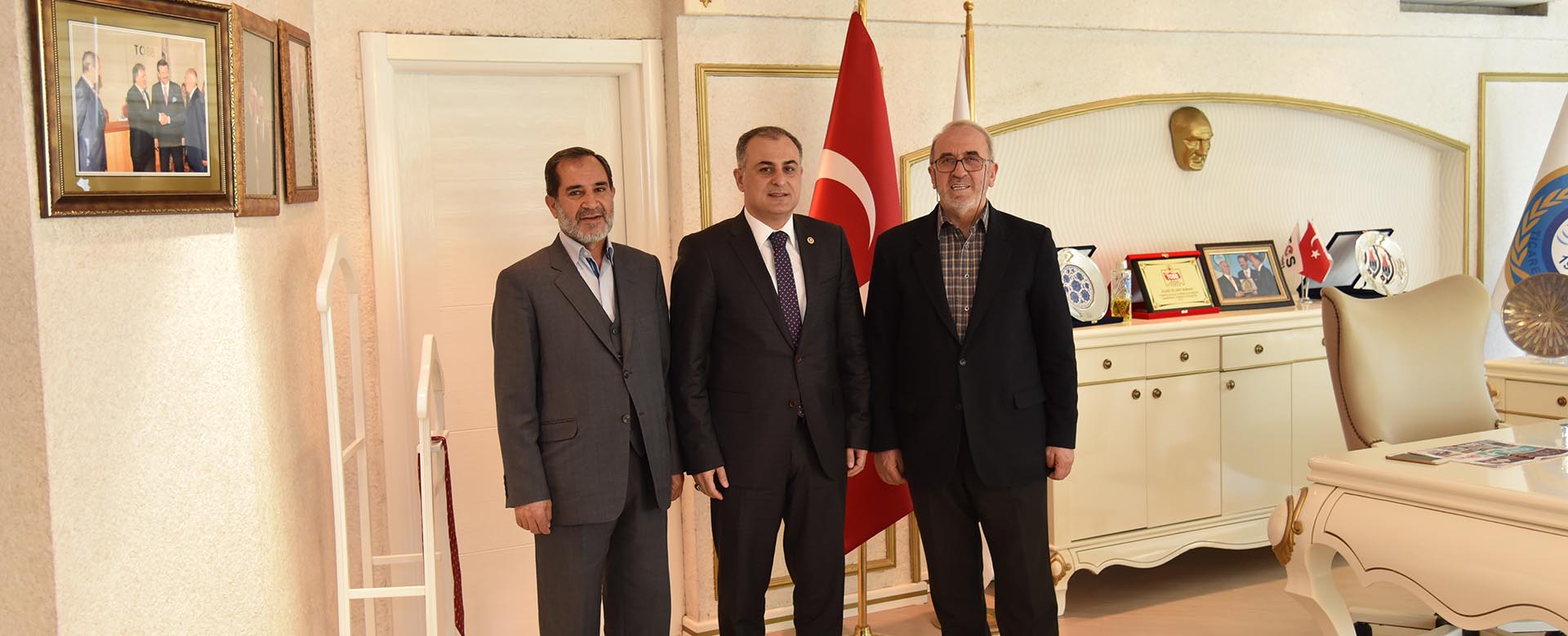 MİLLETVEKİLİ BULUT BAŞKAN DUMANDAĞ'I ZİYARET ETTİ.