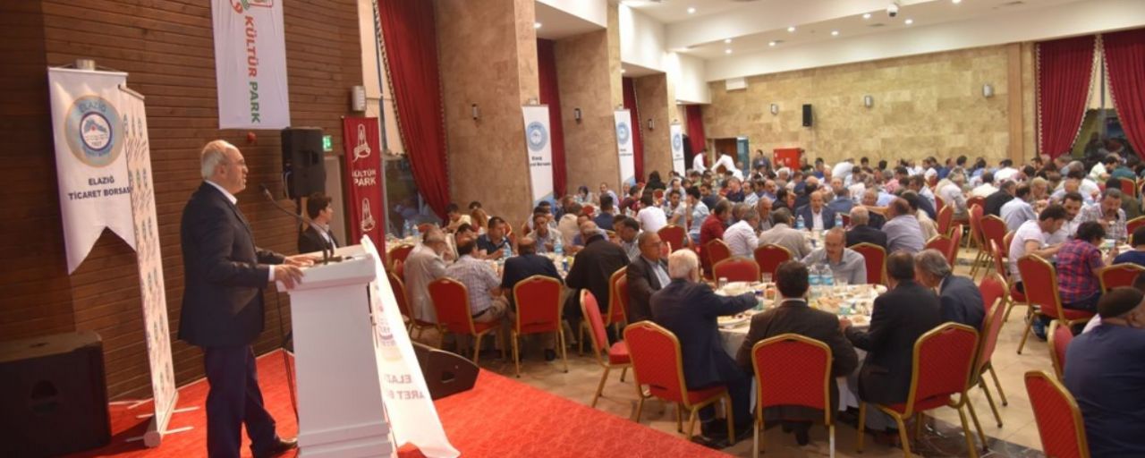 ELAZIĞ TİCARET BORSASI ÜYELERİ İLE GELENEKSEL İFTAR YEMEĞİNDE BULUŞTU