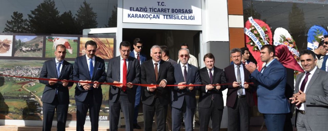 ELAZIĞ TİCARET BORSASI  KARAKOÇAN TEMSİLCİLİĞİNİ AÇTI...