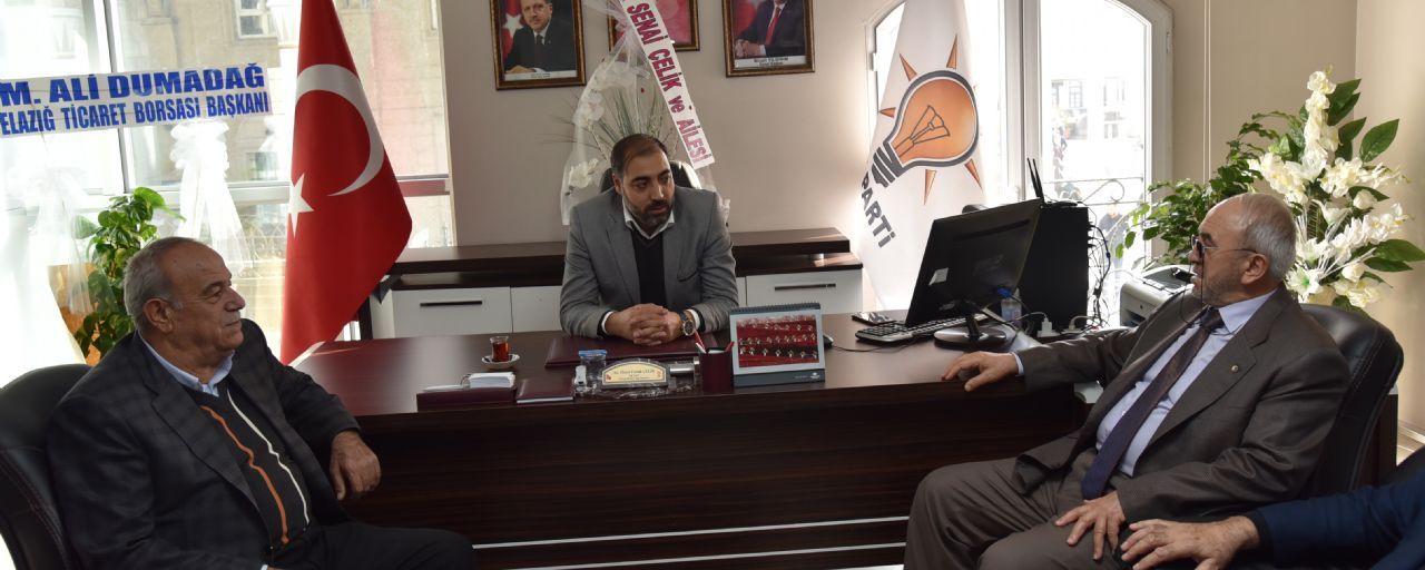 ELAZIĞ TİCARET BORSASI SİYASİ PARTİLERE HAYIRLI OLSUN ZİYARETİNDE BULUNDU.
