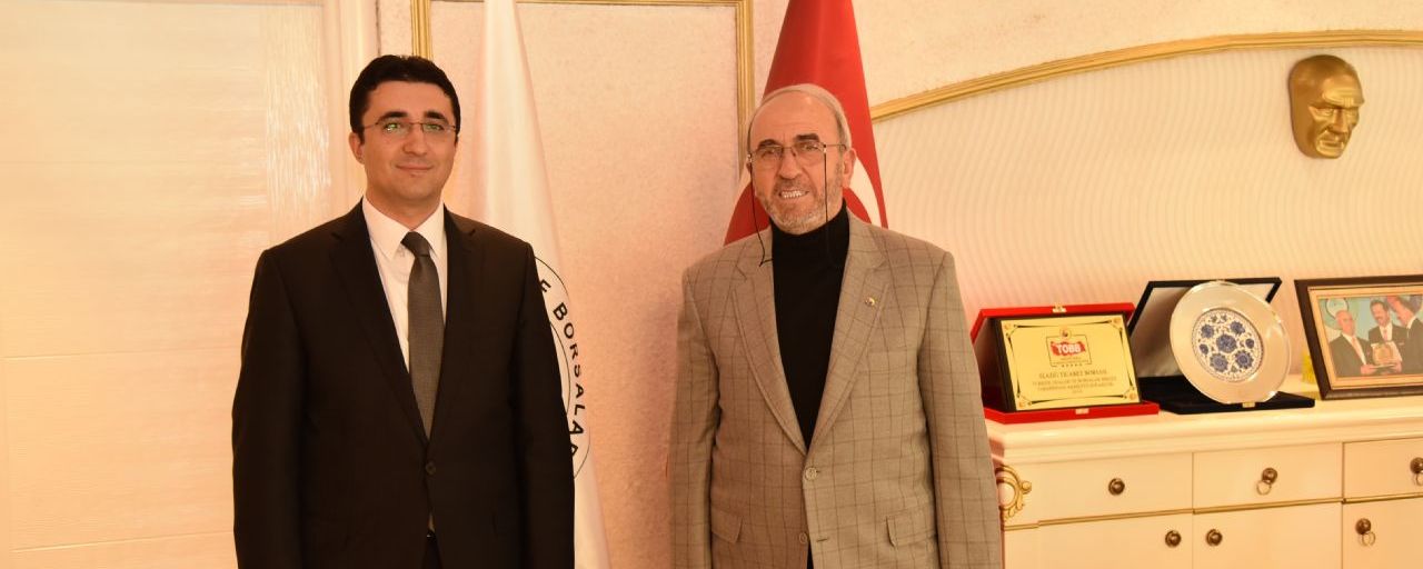 KARAKOÇAN KAYMAKAMI BORSAMIZI ZİYARET ETTİ.