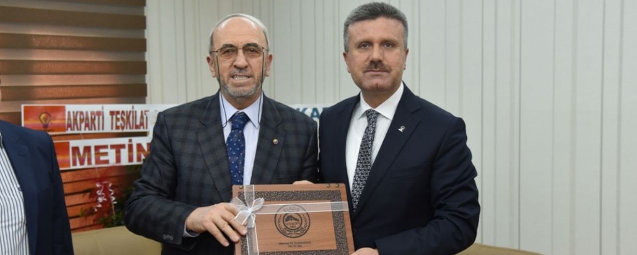 AK PARTİ İL BAŞKANI RAMAZAN GÜRGÖZE'YE HAYIRLI OLSUN ZİYARETİ...