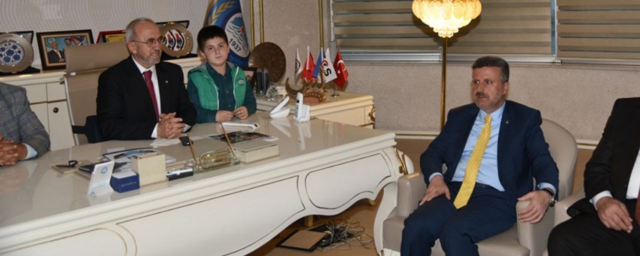 RAMAZAN GÜRGÖZE BAŞKAN DUMANDAĞI ZİYARET ETTİ...