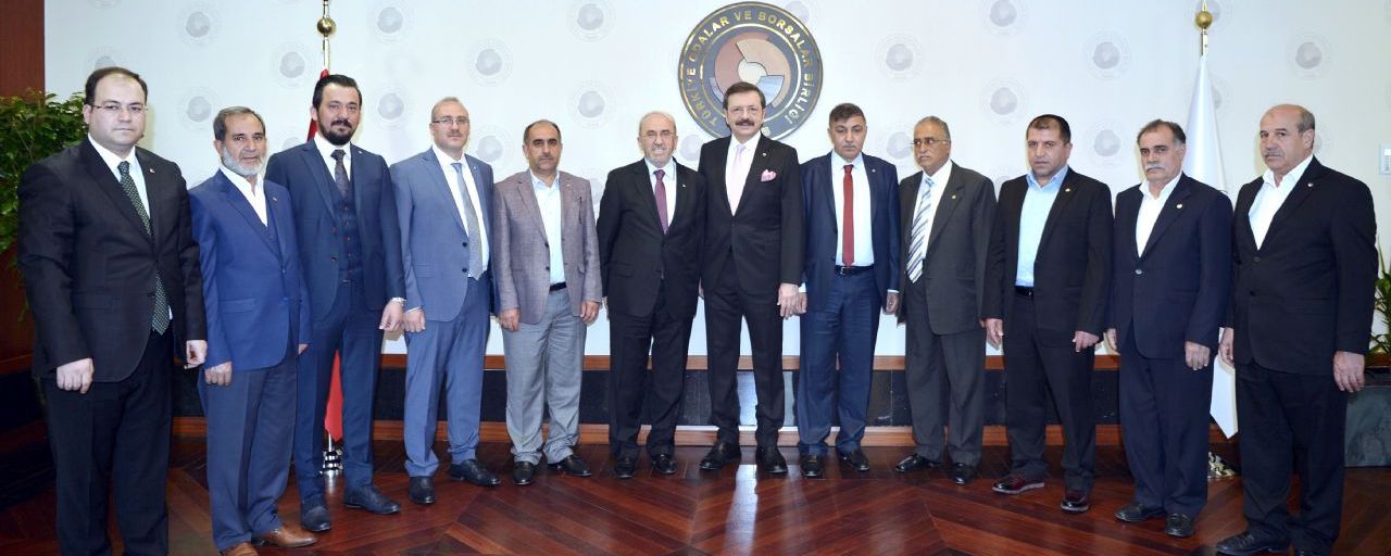 BAŞKAN DUMANDAĞ VE YENİ YÖNETİMİ HİSARCIKLIOĞLU'NU MAKAMINDA ZİYARET ETTİ...