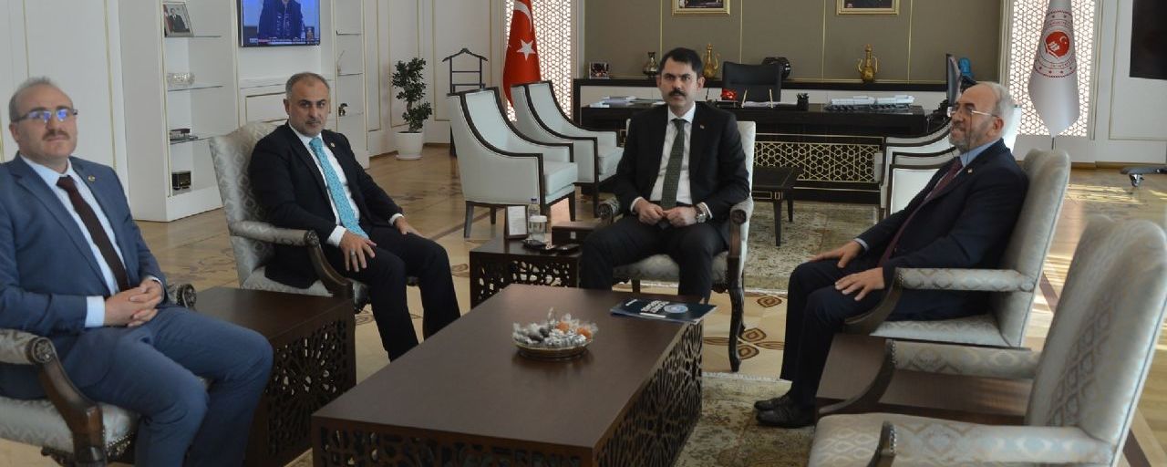 M. ALİ DUMANDAĞ ÇEVRE VE ŞEHİRCİLİK BAKANI MURAT KURUM'U MAKAMINDA ZİYARET ETTİ...