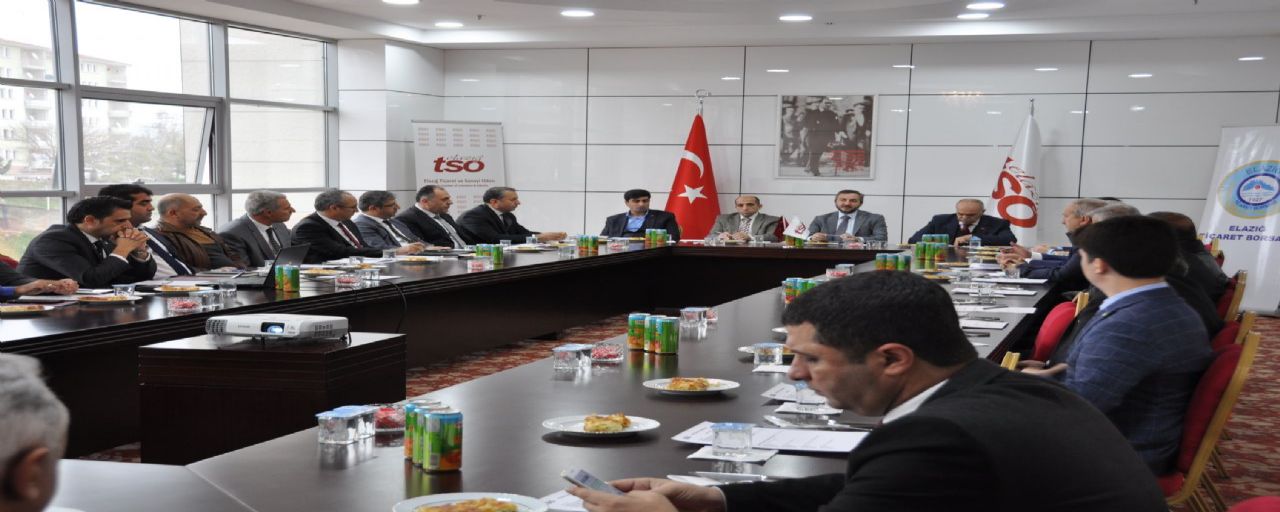 ELAZIĞ TİCARET BORSASI DIŞ PAYDAŞ ANALİZ TOPLANTISINI GERÇEKLEŞTİRDİ.
