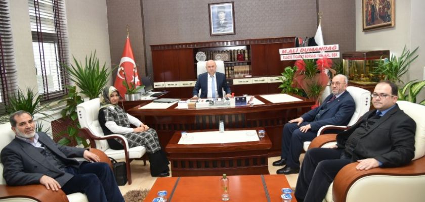 ELAZIĞ TİCARET BORSASI BAŞKANI MEHMET ALİ DUMANDAĞ BİR DİZİ ZİYARETTE BULUNDU.